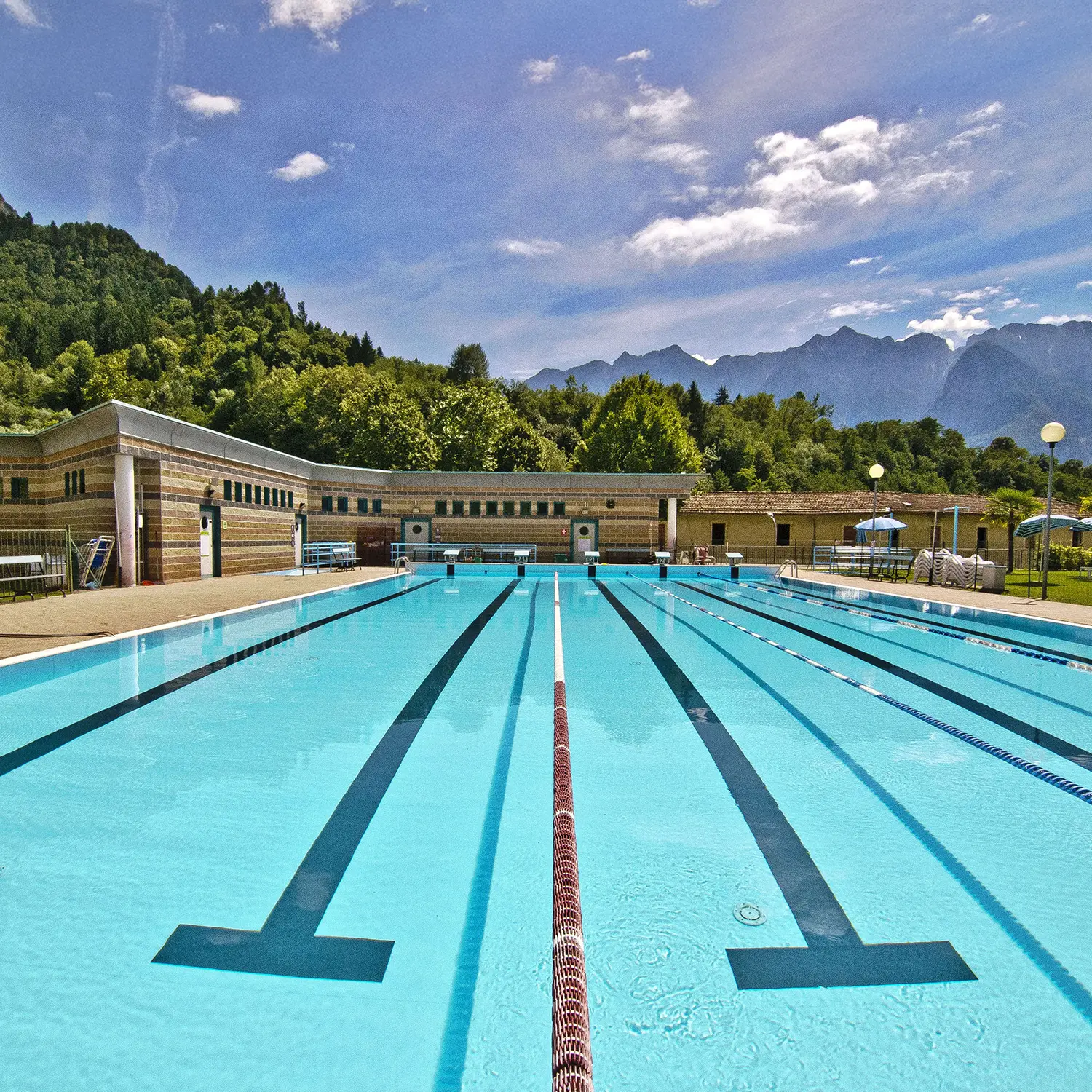 Piscina lido di Castel Ivano